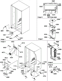 Drain System, Rollers, And Evaporator Assy parts for Amana Side-By-Side Refrigerator SBDE20TPW-P1190905WW from AppliancePartsPros.com