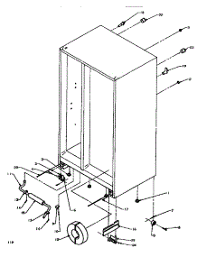 Drain System & Rollers parts for Amana Side-By-Side Refrigerator SBDE520NW-P1181201WW from AppliancePartsPros.com