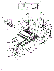 Machine Compartment parts for Amana Side-By-Side Refrigerator SBDE520SW-P1185201WW from AppliancePartsPros.com