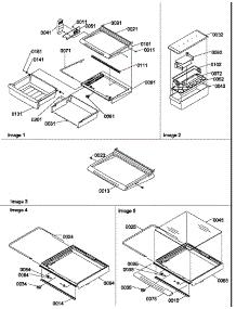 Shelves, Deli, And Crisper Assemblies parts for Amana Side-By-Side Refrigerator SBDE520SW-P1185202WW from AppliancePartsPros.com