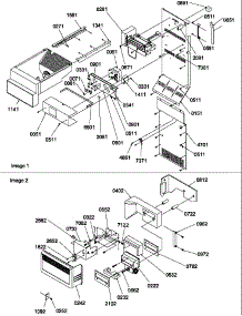 Ice Maker / Control Assy parts for Amana Side-By-Side Refrigerator SBDE520SW-P1185202WW from AppliancePartsPros.com