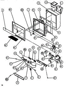 Ice & Water Cavity parts for Amana Side-By-Side Refrigerator SBDT520J-P7845303W from AppliancePartsPros.com