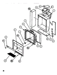 Ice & Water Cavity parts for Amana Side-By-Side Refrigerator SBDT520K-P1110001W from AppliancePartsPros.com