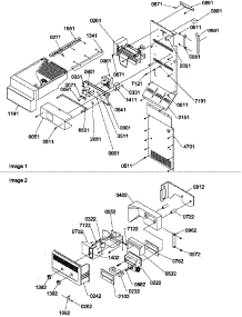 Ice Maker / Control Assemblies parts for Amana Side-By-Side Refrigerator SBDT520SW-P1185103WW from AppliancePartsPros.com