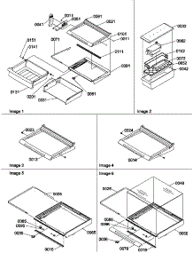 Shelves, Deli, And Crisper Assemblies parts for Amana Side-By-Side Refrigerator SBDX520SW-P1185104WW from AppliancePartsPros.com