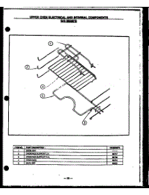 Upper Oven Electrical And Internal Components (Gbe56fb) (Sbe56fb) parts for Modern Maid Electric Range SBE22AAOCP from AppliancePartsPros.com
