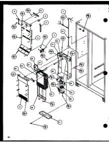 Evvaporator And Air Handling (Scti20h / P7836030w) (Sbi20h / P7836032w) parts for Amana Side-By-Side Refrigerator SBI20H-P7836032W from AppliancePartsPros.com