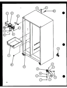Factory Installed Ice Maker (Sxi20j / P7870122w) parts for Amana Side-By-Side Refrigerator SBI20J-P7870125W from AppliancePartsPros.com