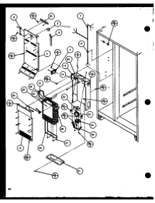 Evaporator And Air Handling (Sbi20j / P7870125w) parts for Amana Side-By-Side Refrigerator SBI20J-P7870125W from AppliancePartsPros.com
