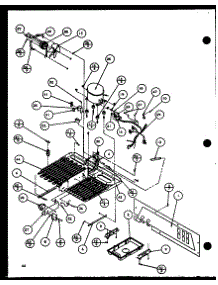Machine Compartment (Sbi20j / P7870125w) parts for Amana Side-By-Side Refrigerator SBI20J-P7870125W from AppliancePartsPros.com