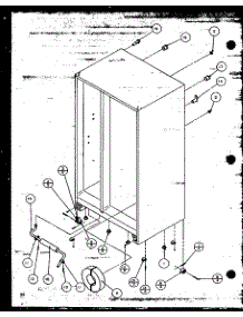Rollers And Back Unit (Sbi20mw / P1120102ww) (Sbd20mw / P1120201ww) parts for Amana Side-By-Side Refrigerator SBI20M-P1120202W from AppliancePartsPros.com