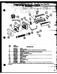Compace Ice Maker (Sbd20m / P1120201w) parts for Amana Side-By-Side Refrigerator SBI20M-P1120202W from AppliancePartsPros.com