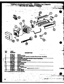 Compact Ice Maker (Sbi20m / P1120202w) parts for Amana Side-By-Side Refrigerator SBI20MW-P1120102WW from AppliancePartsPros.com