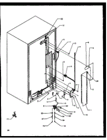 Back Unit (Sbi20ne / P1162902we) (Sbi20nw / P1162902ww) (Sbd20ne / P1162503we) (Sbd20nw / P1162503ww) parts for Amana Side-By-Side Refrigerator SBI20NE-P1162902WE from AppliancePartsPros.com