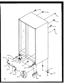 Rollers (Sbi20ne / P1162902we) (Sbi20nw / P1162902ww) (Sbd20ne / P1162503we) (Sbd20nw / P1162503ww) parts for Amana Side-By-Side Refrigerator SBI20NW-P1162902WW from AppliancePartsPros.com