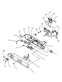 Electronic Bracket Assembly (Sbd20q2e / P1162512we) (Sbd20q2w / P1162512ww) parts for Amana Side-By-Side Refrigerator SBI20QE-P1162905WE from AppliancePartsPros.com