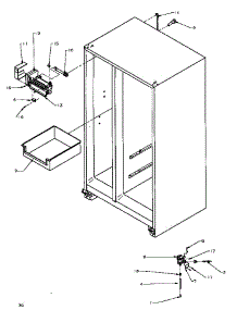 Factory Installed Ice Maker (Sbi20qe / P1162905we) (Sbi20qw / P1162905ww) parts for Amana Side-By-Side Refrigerator SBI20QW-P1162905WW from AppliancePartsPros.com