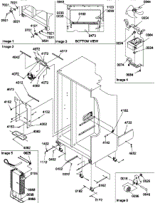 Rollers And Evaporator Assemblies parts for Amana Side-By-Side Refrigerator SBI20TPW-P1190711WW from AppliancePartsPros.com