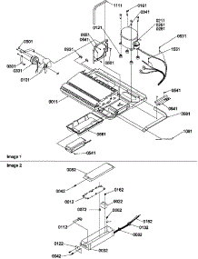 Machine Compartment parts for Amana Side-By-Side Refrigerator SBIE20TPE-P1190707WE from AppliancePartsPros.com