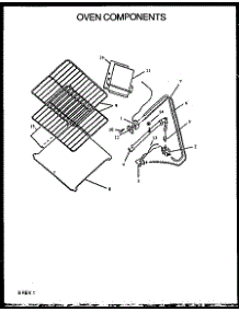 Oven Components parts for Amana Gas Range SBK29FA/P1142362NL from AppliancePartsPros.com