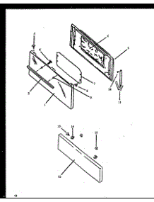 Drawer Front parts for Amana Gas Range SBP26ZZW-P1142376NW from AppliancePartsPros.com