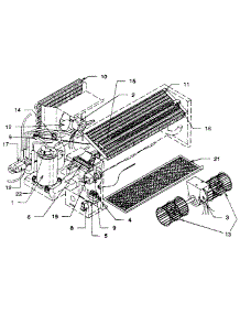 Functional Replacement Parts / Erh84xa4 parts for Climette/Keeprite/Zoneaire Heating Cooling Combined Unit SC120H-2-4.2 from AppliancePartsPros.com
