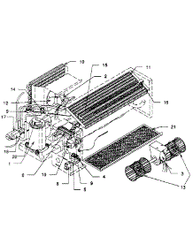 Functional Replacement Parts / Ak144et parts for Climette/Keeprite/Zoneaire Heating Cooling Combined Unit SC150H-7-2 from AppliancePartsPros.com