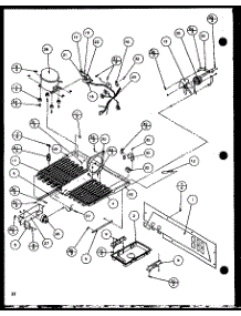 Machine Compartment (Sc19h / P7804504w) parts for Amana Side-By-Side Refrigerator SC19H-P7804504W from AppliancePartsPros.com