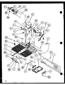 Machine Compartment (Sc22h / P7836014w) (Sc25h / P7836004w) parts for Amana Side-By-Side Refrigerator SC19H-P7804504W from AppliancePartsPros.com