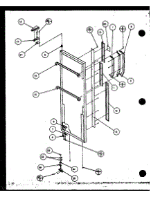 Refrigerator Door (Sc19j / P1116601w) parts for Amana Side-By-Side Refrigerator SC19J-P1116601W from AppliancePartsPros.com
