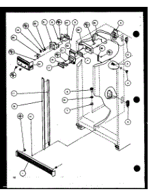 Refrigerator / Freezer Door Controls And Cabinet Parts (Sc19j / P1116601w) parts for Amana Side-By-Side Refrigerator SC19J-P1116601W from AppliancePartsPros.com