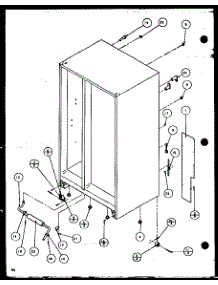 Rollers And Back Unit (Sc22h / P7836014w) (Sc25h / P7836004w) parts for Amana Side-By-Side Refrigerator SC22H-P7836014W from AppliancePartsPros.com