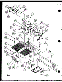 Machine Compartment (Sc22j / P7870120w) (Sc22j / P1104030w) parts for Amana Side-By-Side Refrigerator SC22J-P1104030W from AppliancePartsPros.com