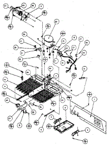 Machine Compartment parts for Amana Side-By-Side Refrigerator SC25H from AppliancePartsPros.com