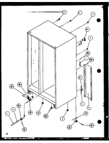 Rollers And Back Unit (Sc19h / P7804504w) parts for Amana Side-By-Side Refrigerator SC25H-P7836004W from AppliancePartsPros.com