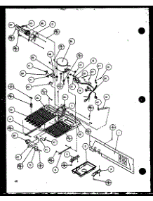 Machine Compartment (Sc22j / P1116001w) (Sc22j / P1116002w) parts for Amana Side-By-Side Refrigerator SC25J-P1116202W from AppliancePartsPros.com