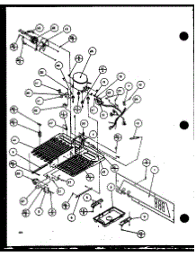 Machine Compartment (Sc25j / P1116201w) (Sc25j / P1116202w) (Sc25jp / P1116203w) (Sc25jp / P1116204w) parts for Amana Side-By-Side Refrigerator SC25JP-P1116204W from AppliancePartsPros.com