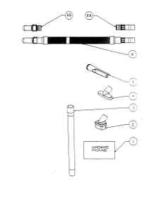 Hose And Attachment parts for Eureka Upright Vacuum SC4570AT from AppliancePartsPros.com