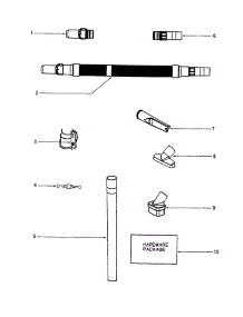 Hose parts for Eureka Upright Vacuum SC4570AT-1 from AppliancePartsPros.com