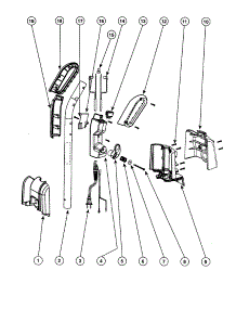 Handle parts for Eureka Upright Vacuum SC4580AT from AppliancePartsPros.com