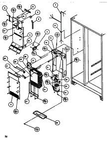 Evaporator & Air Handling parts for Amana Side-By-Side Refrigerator SC519J-P7804505W from AppliancePartsPros.com