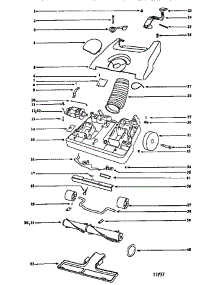 Nozzle And Motor Assembly parts for Eureka Upright Vacuum SC6484DT from AppliancePartsPros.com