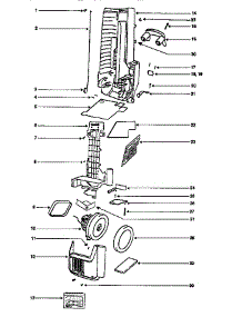 Filter Assembly parts for Eureka Upright Vacuum SC6484DT from AppliancePartsPros.com