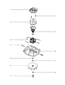 Motor / Fan / Housing parts for Eureka Upright Vacuum SC679JGS from AppliancePartsPros.com