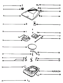 Nozzle And Motor Assembly parts for Eureka Upright Vacuum SC684F from AppliancePartsPros.com