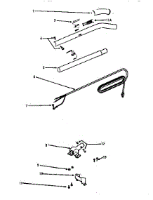 Hose Assembly parts for Eureka Upright Vacuum SC886D from AppliancePartsPros.com