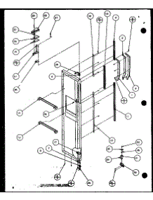Freezer Door (Scd19j / P1116701w) parts for Amana Side-By-Side Refrigerator SCD19J-P1116701W from AppliancePartsPros.com