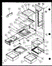 Refrigerator Shelving And Drawers (Scd25jp / P1116305w) (Scd25jp / P1116306w)