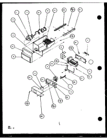 Ice Bucket And Ice Maker (Scd19j / P7804506w) (Scd19j / P7804508w) parts for Amana Side-By-Side Refrigerator SCD19J-P7804506W from AppliancePartsPros.com