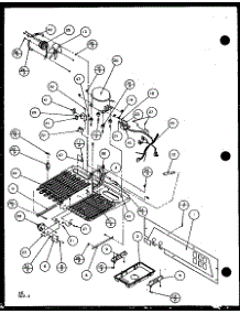 Machine Compartment (Scd22j / P7870121w) (Scd22j / P1104021w) (Scd22j / P1104022w) parts for Amana Side-By-Side Refrigerator SCD22J-P1104022W from AppliancePartsPros.com
